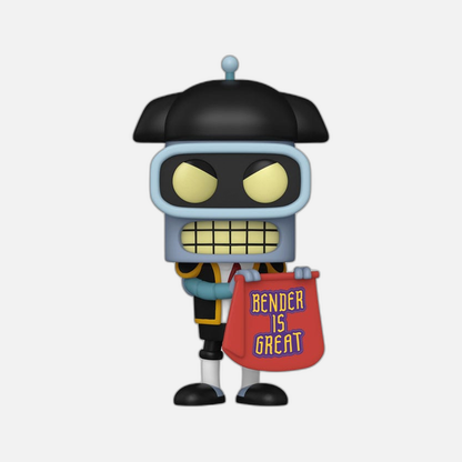 Futurama Pop! Animation Vinyl Figure Bender (Matador) 9 cm