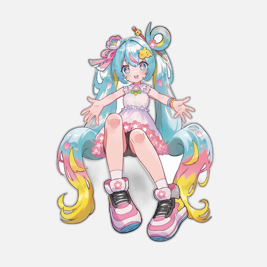 Hatsune Miku Noodle Stopper PVC Statue Hatsune Miku 10th Anniversary 14 cm