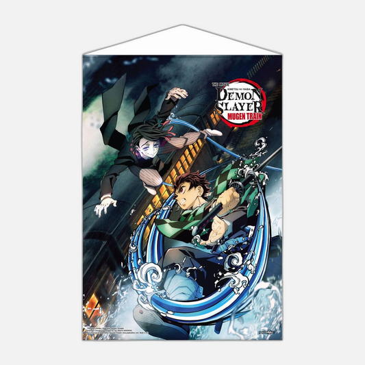 Demon Slayer: Kimetsu no Yaiba Wallscroll Mugen Train Tanjiro Vs Enmu 50 x 70 cm