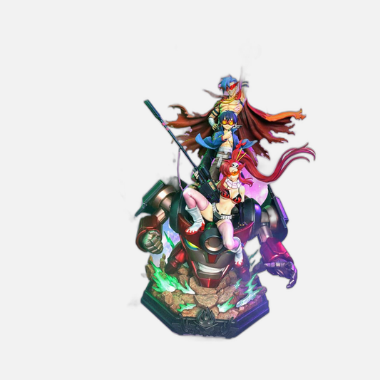 Gurren Lagann Ultimate Premium Masterline Series Statue 1/4 Kamina, Simon & Yoko with Lagann Deluxe Version 97 cm