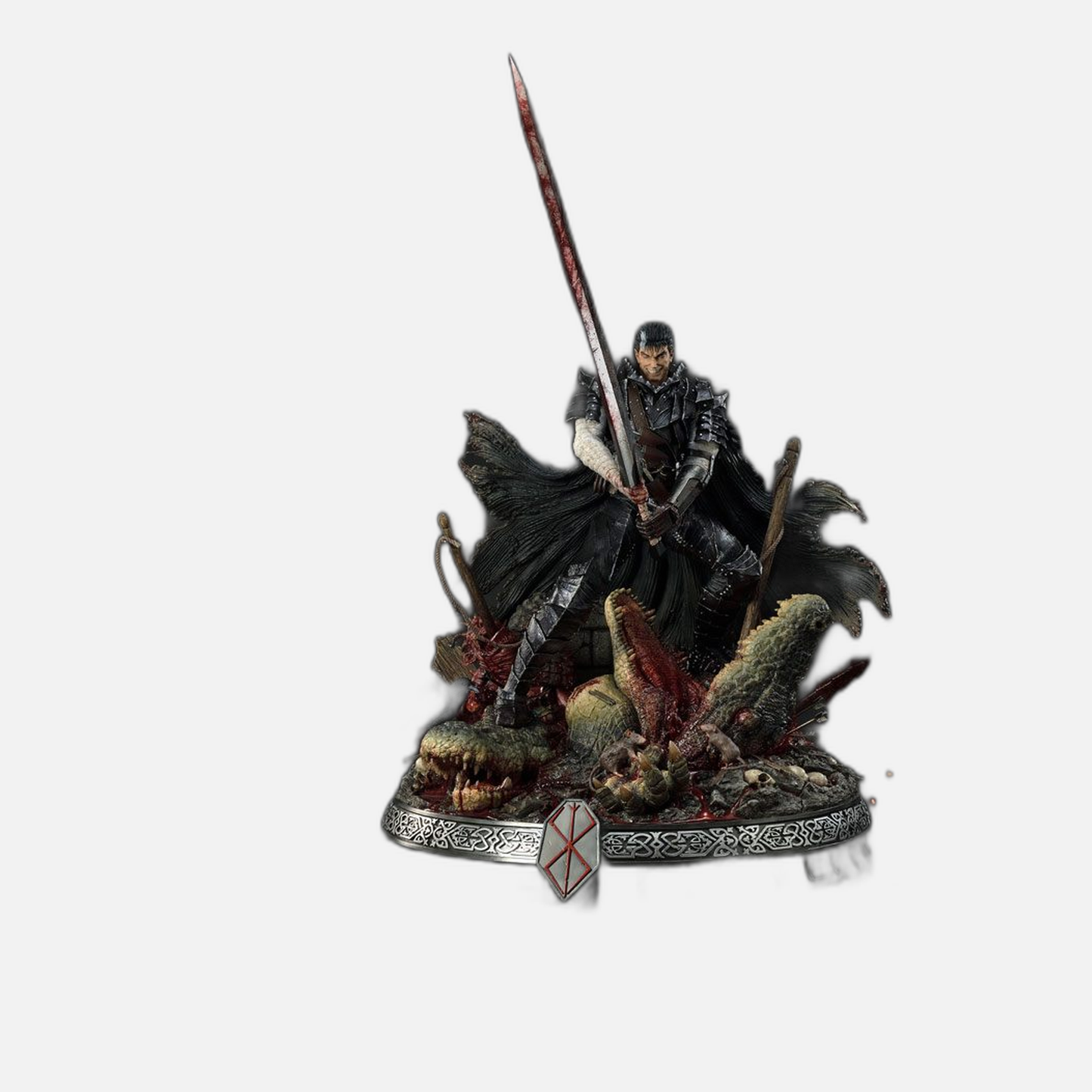 Berserk Statue 1/4 Guts Berserker Armor Unleash Edition Deluxe Version 91 cm