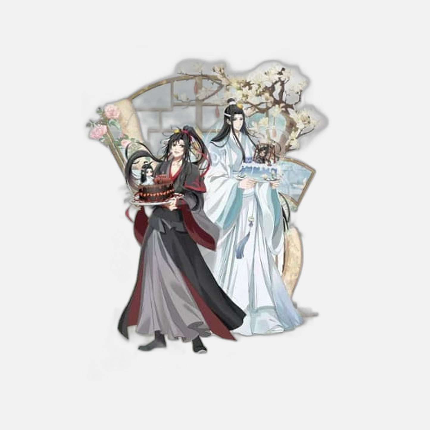 Grandmaster of Demonic Cultivation Acrylic Stand Wei Wuxian & Lan Wangji Birthday Ver. 20 cm
