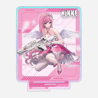 Goddess of Victory: Nikke Crouching Series Acrylic Stand Dorothy Holographic 14 cm