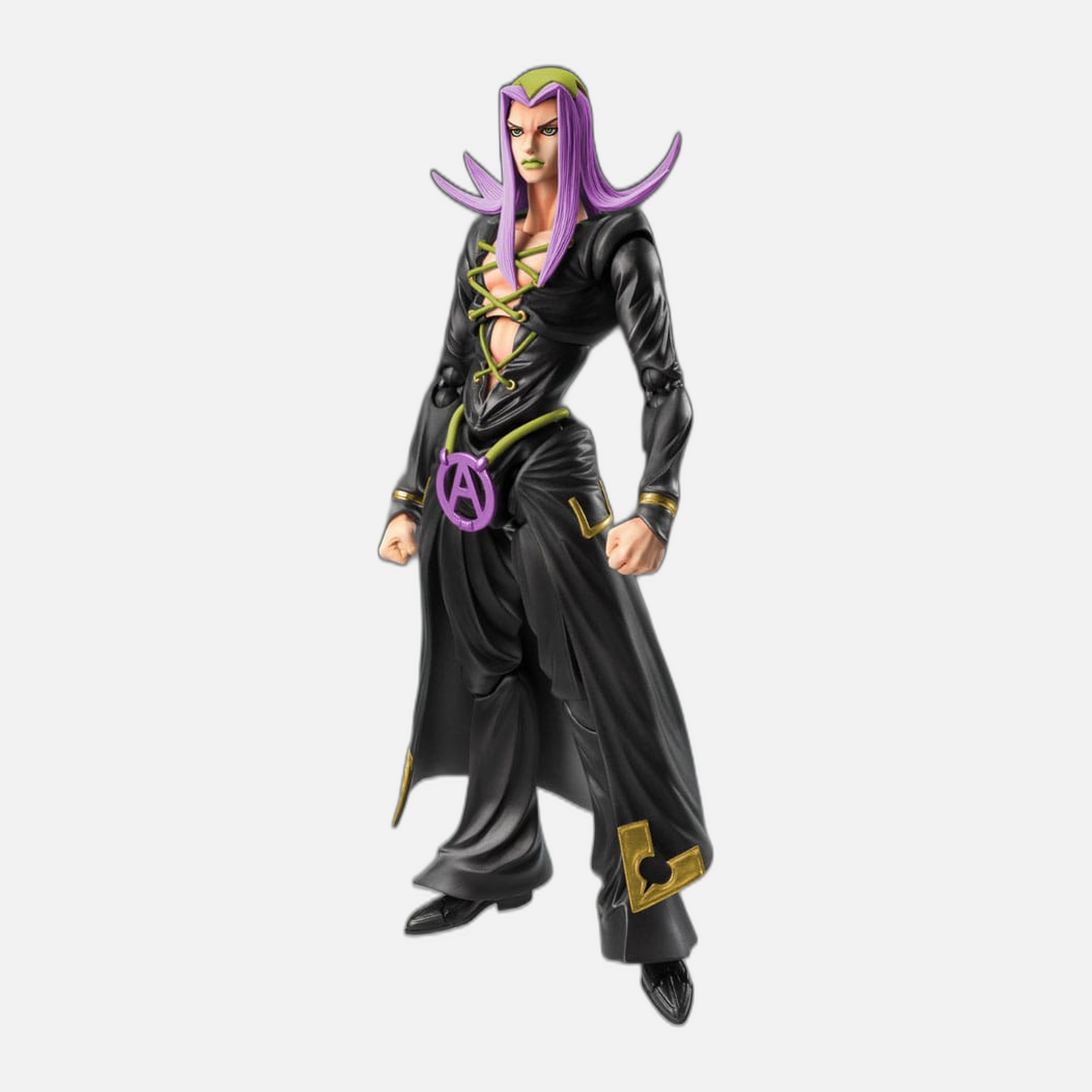 JoJo's Bizarre Adventure Part 5 Super Action Action Figure Chozokado Leone Abbacchio Black Ver. 16 cm