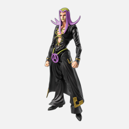 JoJo's Bizarre Adventure Part 5 Super Action Action Figure Chozokado Leone Abbacchio Black Ver. 16 cm