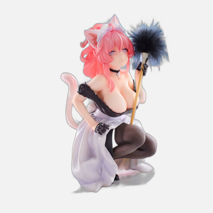 Original Character PVC Statue 1/4 Cat´s Thought Maid Cat Mochan 24 cm