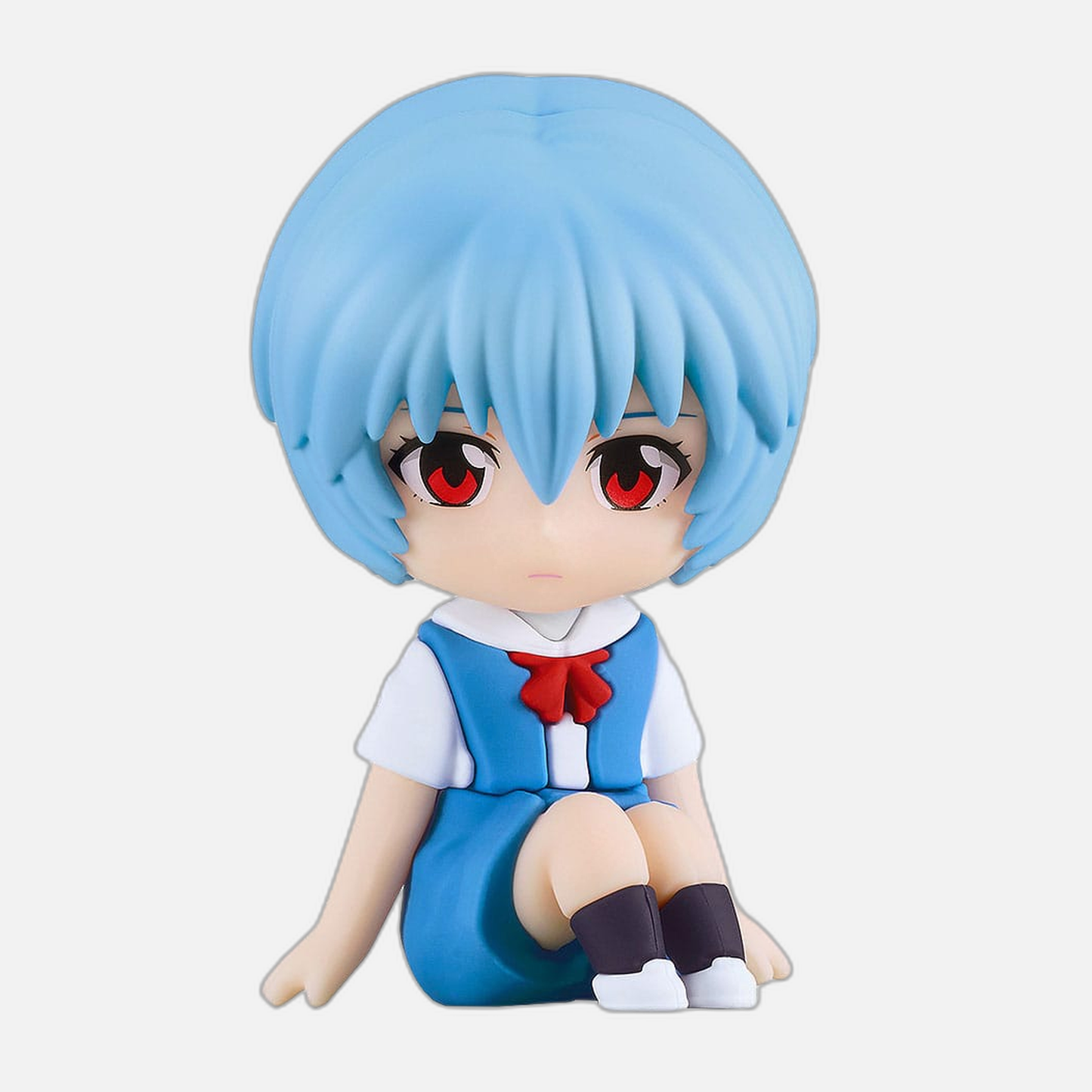 Rebuild of Evangelion Rubber Mascot Nendroid Plus Mini Figure Rei Ayanami 8 cm