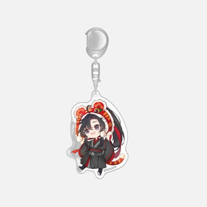 Grandmaster of Demonic Cultivation Acrylic Keychain Wei Wuxian Chibi Style 7 cm