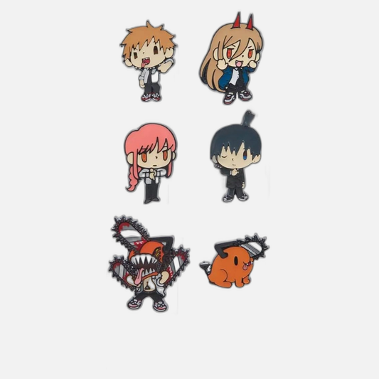 Chainsaw Man by Loungefly Enamel Pins Blind Box Mulit Char Chibi Assortment (12)