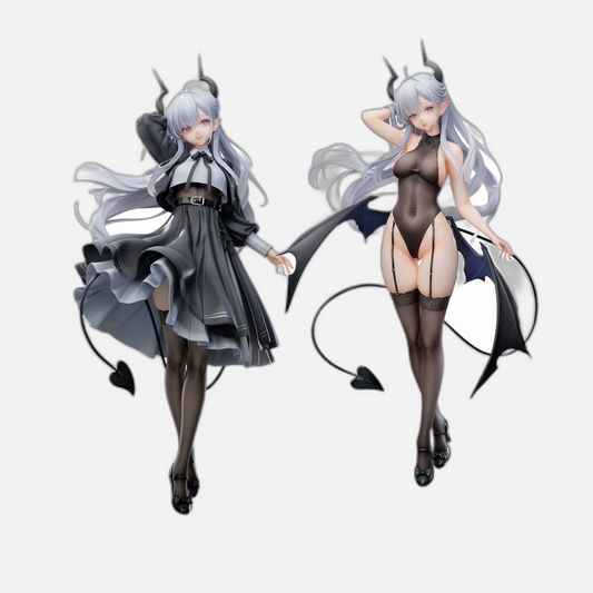 Original Character Fantasias Series Statue 1/6 set of 2 Thea-chan Apprentice Succubus Ver. (Regular Outfit & Underwear Edition) 29 cm