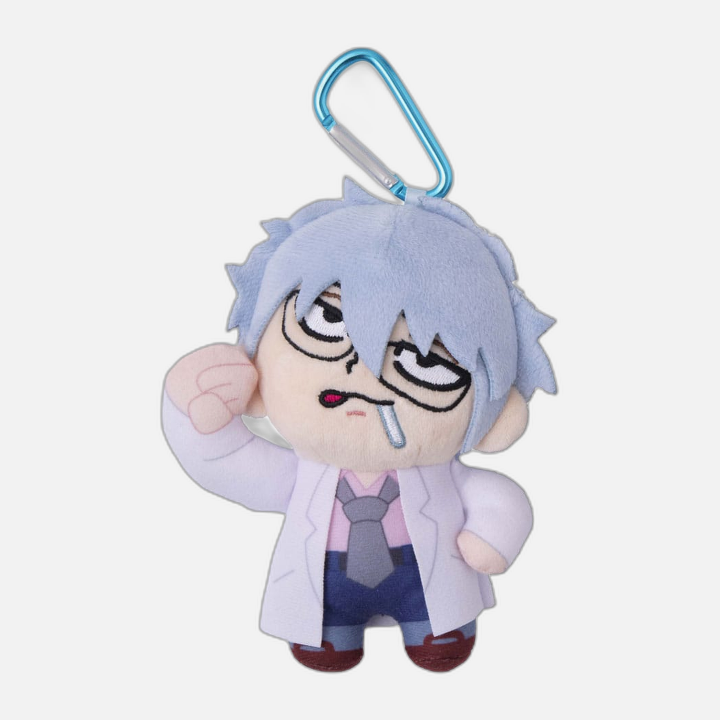 Mr. Ginpachi´s Zany Class x Okawabukubu Youth Plush Keychain Ginpachi Sakata 12 cm