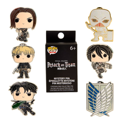 Attack on Titan Loungefly Enamel Pins Blind S4 Character Display (12)