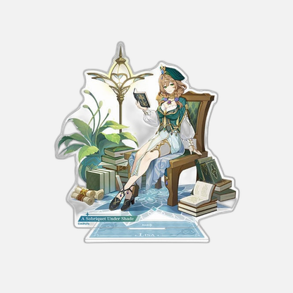 Genshin Impact Teyvat Style Series Acrylic Diorama Lisa: A Sobriquet Under Shade 15 cm