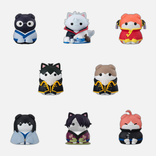 Gintama Mega Cat Project Nyantama Go Meow-Meow Edition! Trading Figures 3 cm Assortment (8)