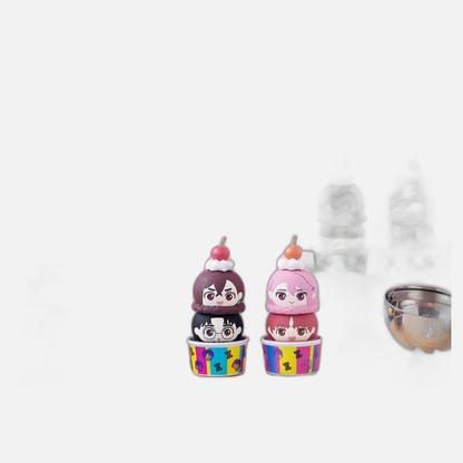 Dandadan Tsumichen Stack up & Change Trading Figure 6-Pack 8 cm (with gift)