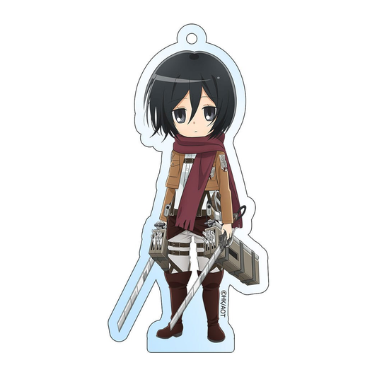 Attack on Titan Acrylic Keychain Mikasa Holographic 8 cm
