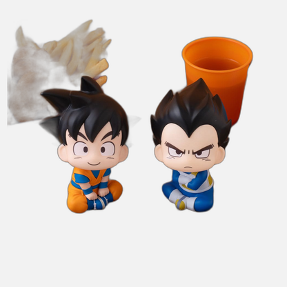Dragon Ball Daima Look Up PVC Statues Son Goku & Vegeta Mini 11 cm (with gift)
