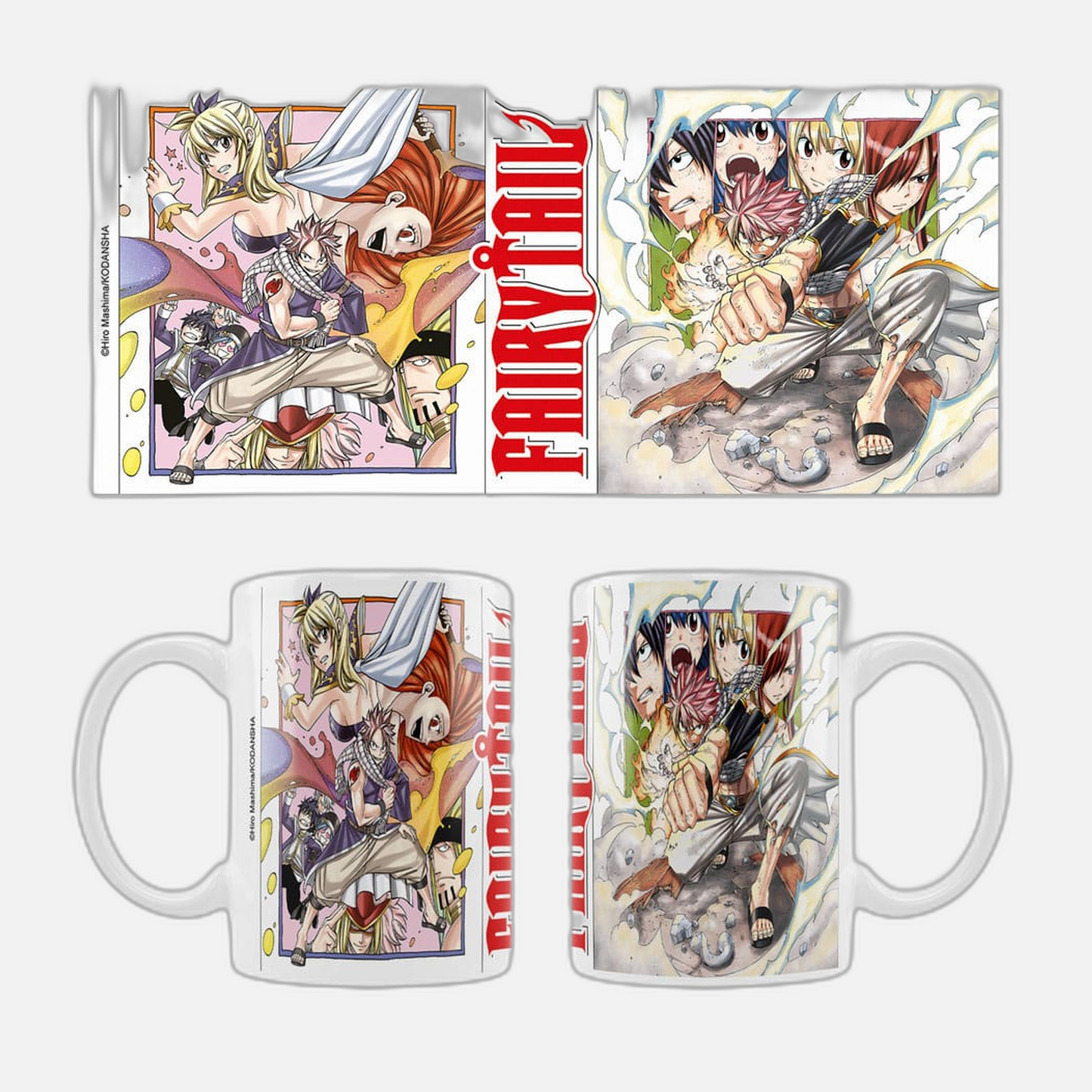 Fairy Tail Ceramic Mug Natsu Manga Style