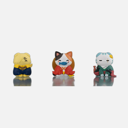 One Piece Mega Cat Project Trading Figure 3-Pack Nyan Piece Nyan! Happy Trio 2024 Limited Ver. 3 cm