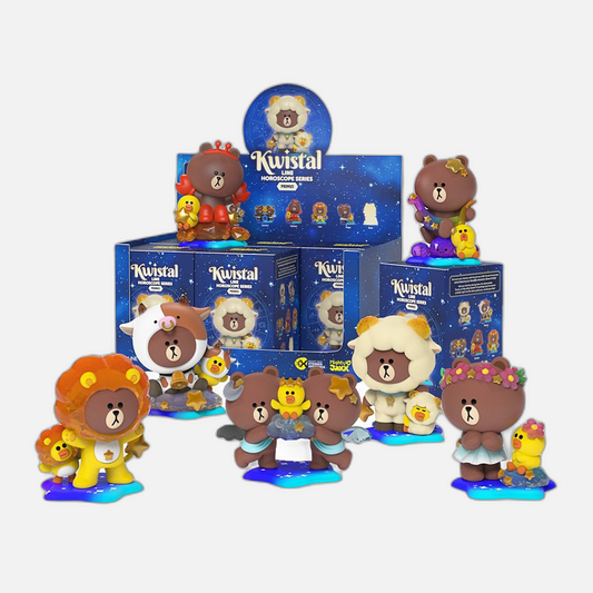 Line Friends Kwistal Blind Box Horoscope Series 1 Display (6)
