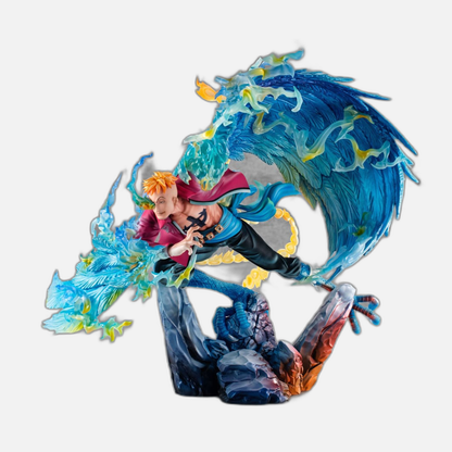 One Piece P.O.P MAS Maximum PVC Statue Marco the Phoenix Leader of 1st group of Whitebeard Pirates 32 cm