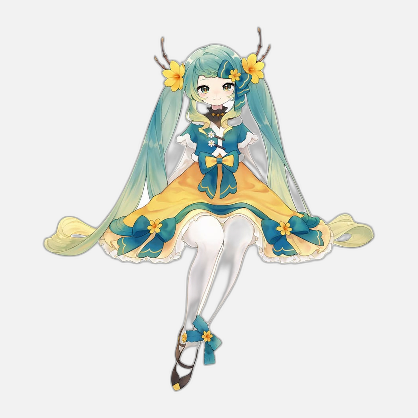 Hatsune Miku Noodle Stopper PVC Statue Hatsune Miku 2025 Chinese New Year Ver. 14 cm