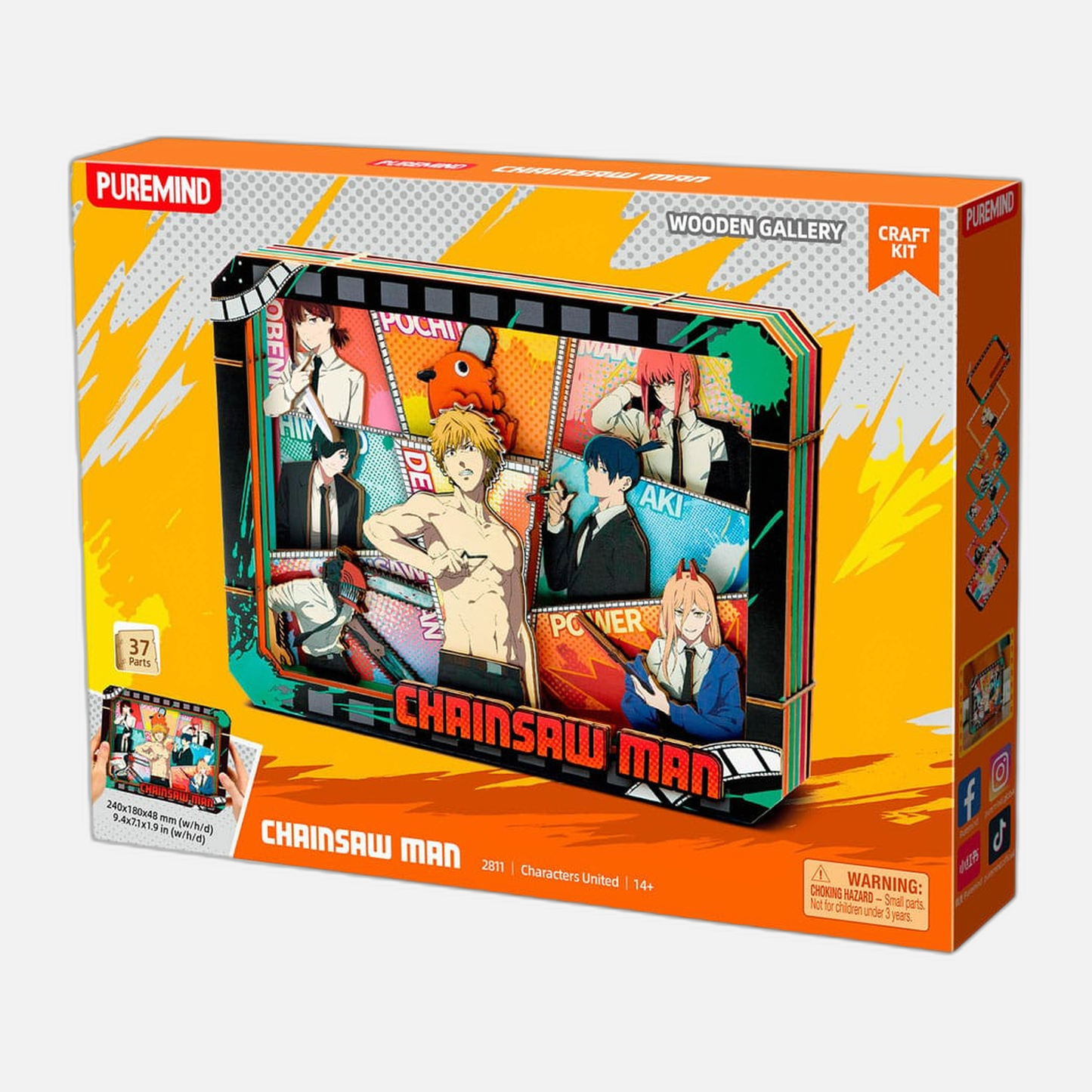 Chainsaw Man Model Kit Wooden Gallery (L) Charaters United