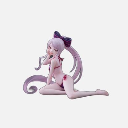 Overlord PVC Statue Desktop Cute Figure Shalltear Swimsuit Ver. 13 cm