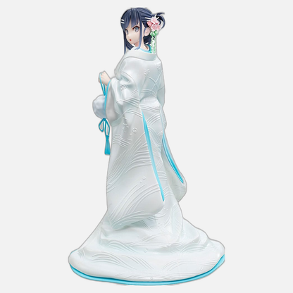 Rascal Does Not Dream of a Bunny Girl Senpai Statue 1/7 Mai Sakurajima White Kimono Ver. 23 cm