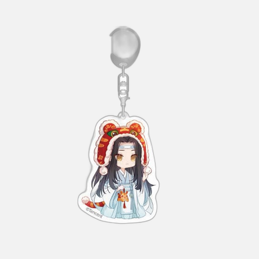 Grandmaster of Demonic Cultivation Acrylic Keychain Lan Wangji Chibi Style 7 cm