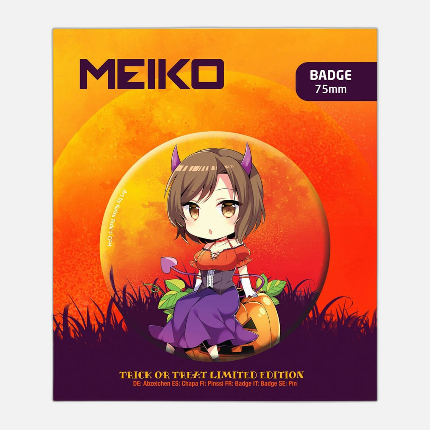 Hatsune Miku Pin Badge Halloween Limited Edition Meiko