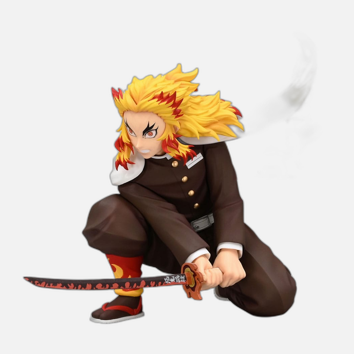 Demon Slayer: Kimetsu no Yaiba Noodle Stopper PVC Statue Rengoku Kyojuro Battle Ver. 10 cm