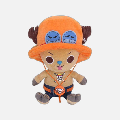 One Piece Plush Figure Chopper x Ace 20 cm