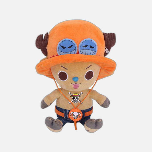 One Piece Plush Figure Chopper x Ace 20 cm