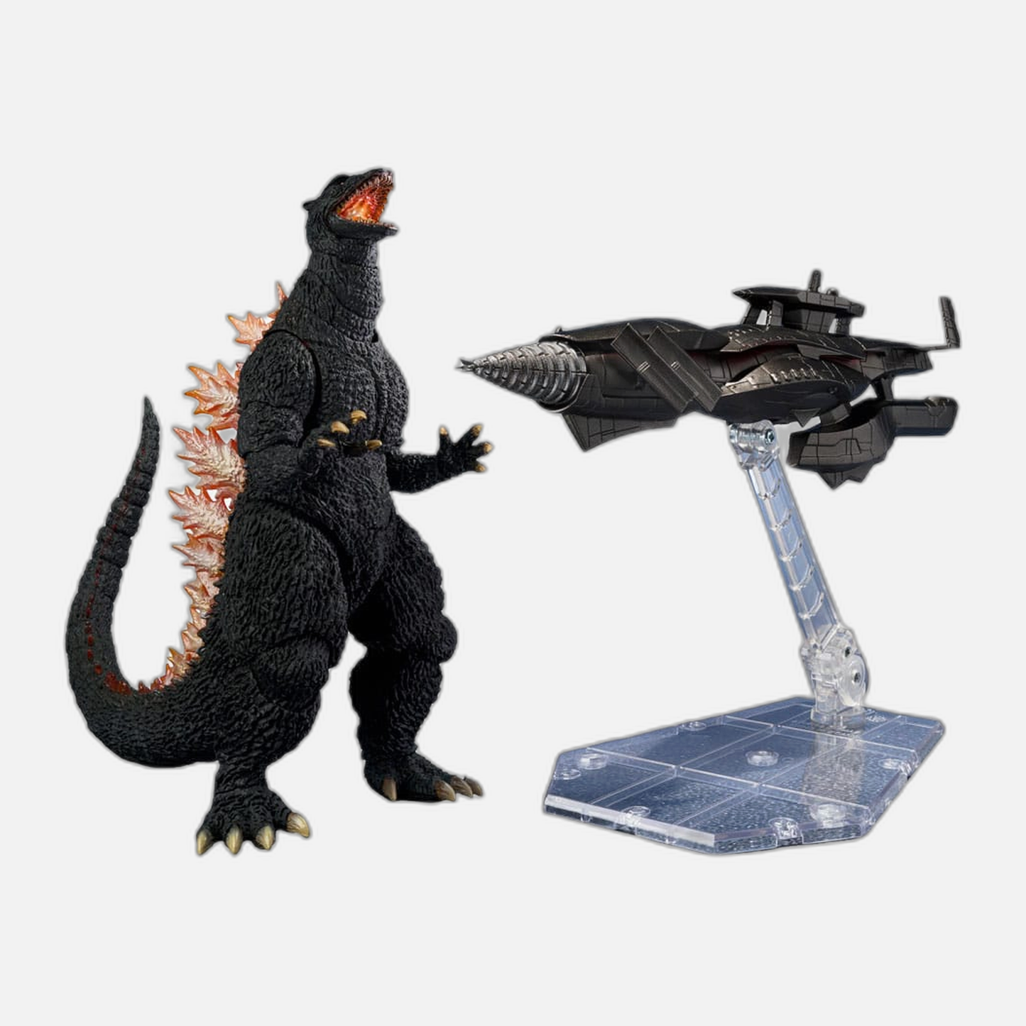 Godzilla: Final Wars S.H.MonsterArts Action Figure Godzilla Heat Ray Ver. vs. New Gotengo 16 cm