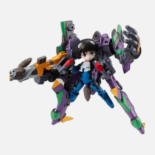 Evangelion Desktop Army Figure Shinji Ikari & Evangelion No. 1 New Theatrical Edition 15 cm