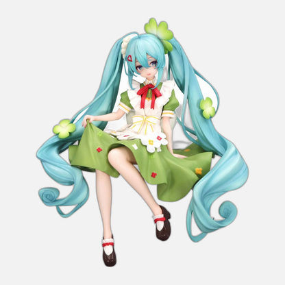 Hatsune Miku Noodle Stopper PVC Statue Flower Fairy Clover 15 cm
