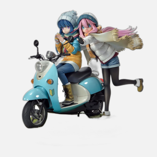 Laid-Back Camp Prisma Wing PVC Statue 1/7 Nadeshiko Kagamihara & Rin Shima 24 cm