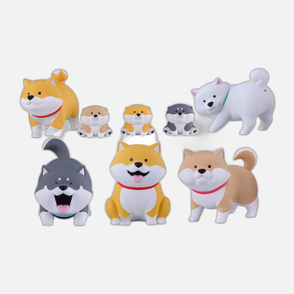 Shibanban PVC Figures 6 cm Blind Box Assortment (6)