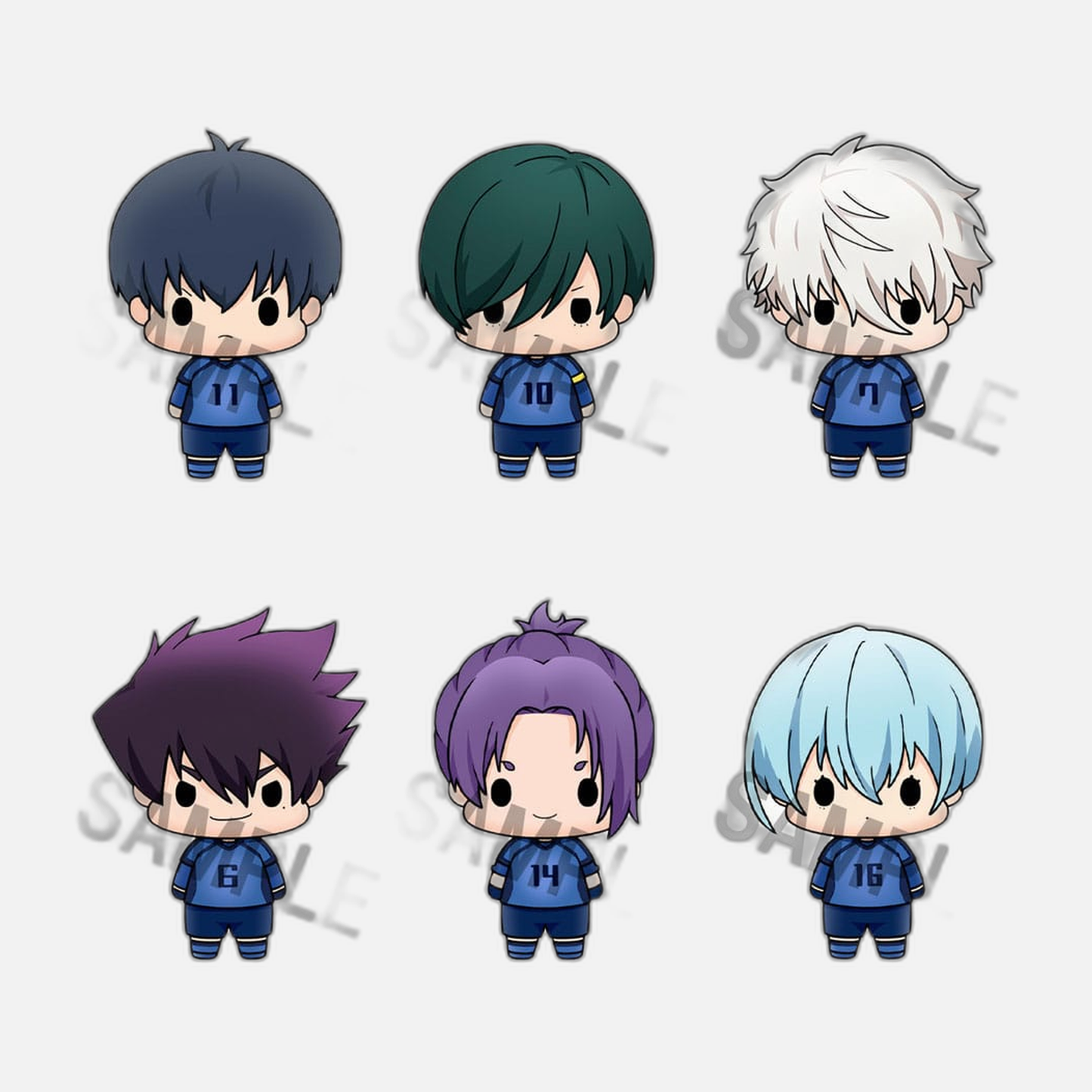 Blue Lock Chokorin Mascot Series Trading Figure Vol. 2 5 cm Assortment (6)