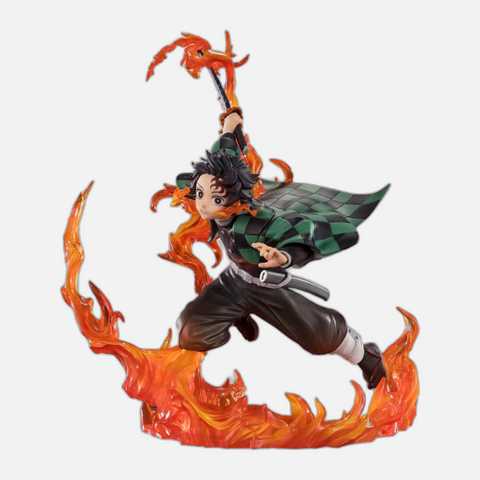 Demon Slayer: Kimetsu no Yaiba FiguartsZERO PVC Statue Kamado Tanjiro (Kyojuro Rengoku's Sword Guard Ver.) 19 cm