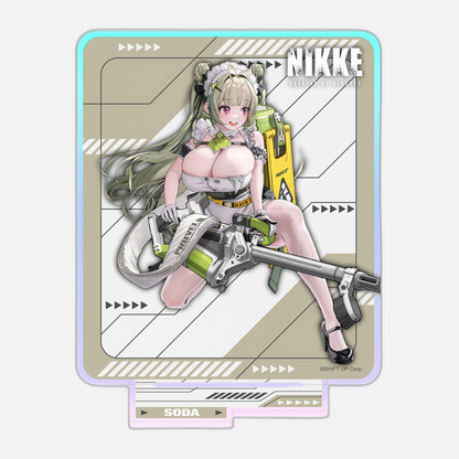 Goddess of Victory: Nikke Crouching Series Acrylic Stand Soda Holographic 14 cm