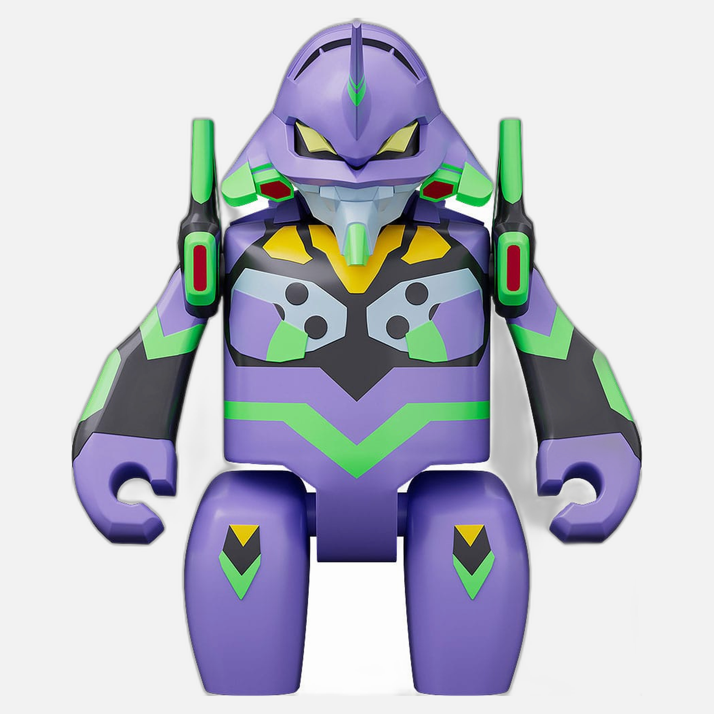 Rebuild of Evangelion Brickroid Action Figure Evangelion Test Type-01 5 cm