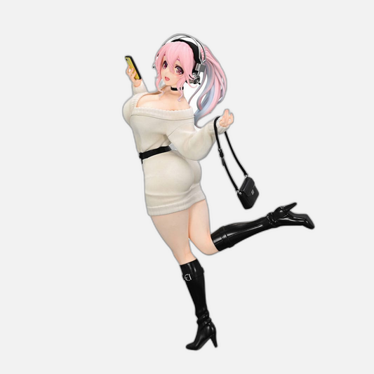 Super Sonico Trio-Try-iT PVC Statue Winter Memory Ver. 21 cm