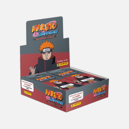 Naruto Shippuden Akatsuki Attack Trading Cards Fat Packs Display (10)