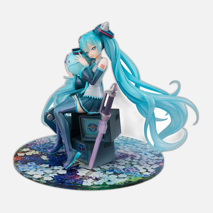 Mobile Suit Gundam x Hatsune Miku Lucrea PVC Statue Hatsune Miku x OO Gundam 45th Anniversary 17 cm