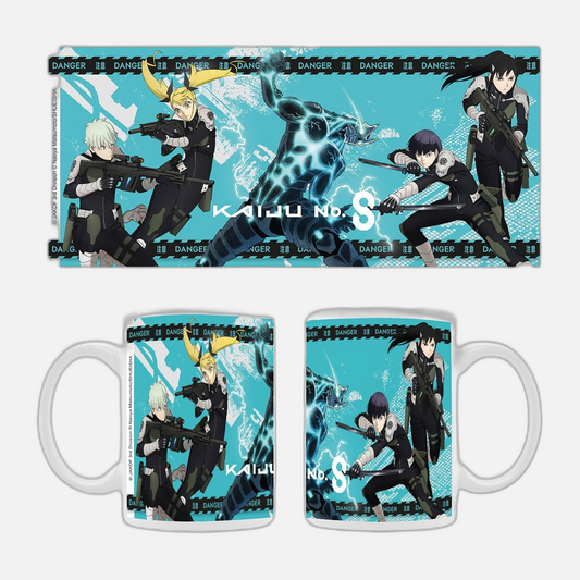 Kaiju No. 8 Ceramic Mug Kaiju No. 8, Reno Ichikawa, Soshiro Hoshina, Mina Ashira, Kikoru Shinomiya Season 2