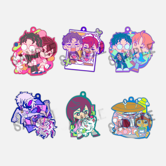 Dandadan Rubber Mascot Buddycolle Rubber Charms Vol. 2 7 cm Blind Box Assortment (6)