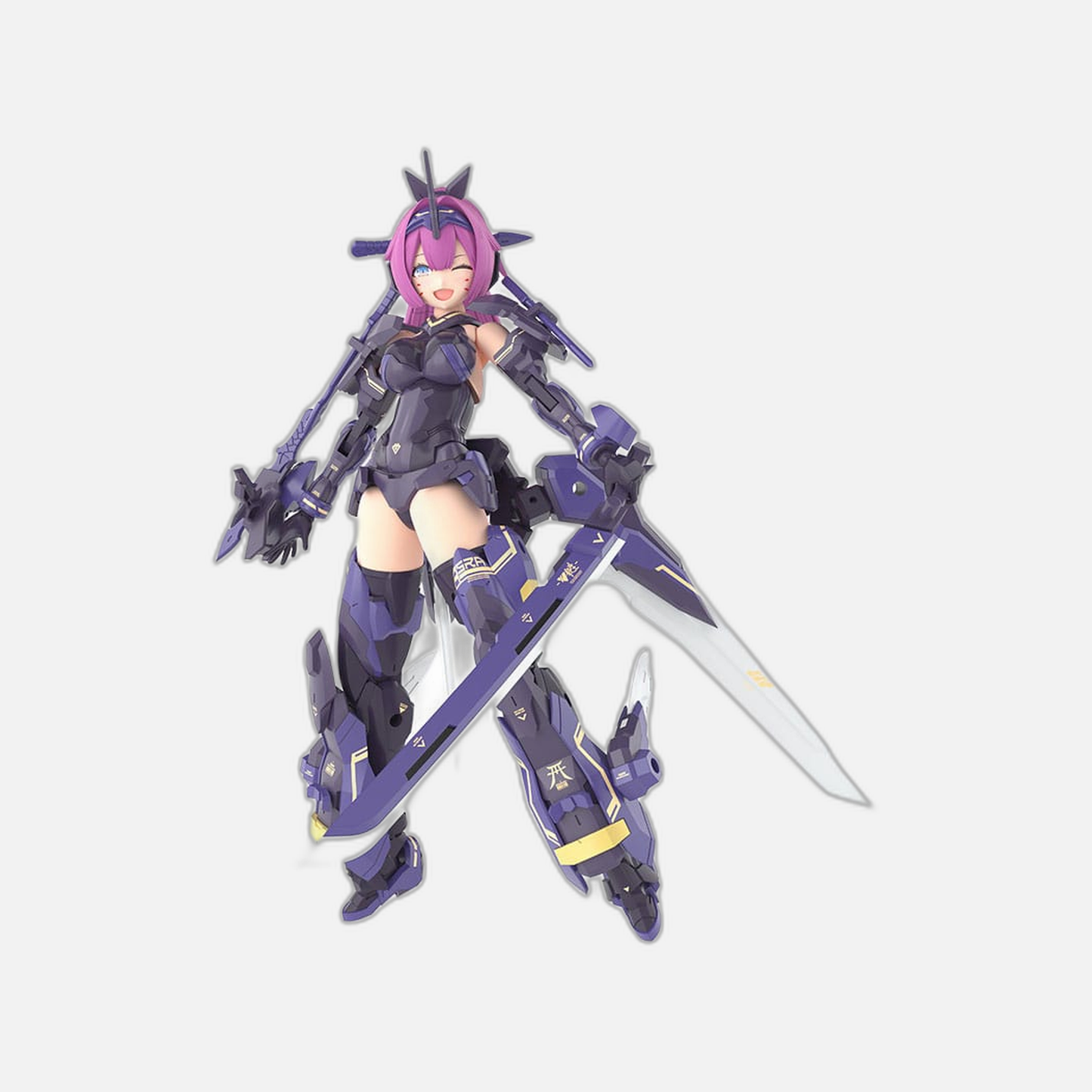 Megami Device Plastic Model Kit 1/1 Asra Archer Kizuna Shadow Edition Full Package 14 cm