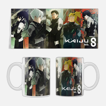 Kaiju No. 8 Ceramic Mug Mina, Reno, Kafka, Kikoru, Hoshina